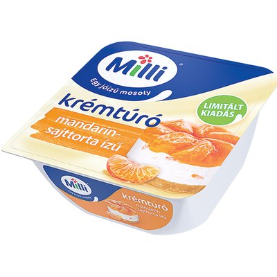 MILLI KRÉMT.MANDARIN-SAJTTORTA 90G termékképe