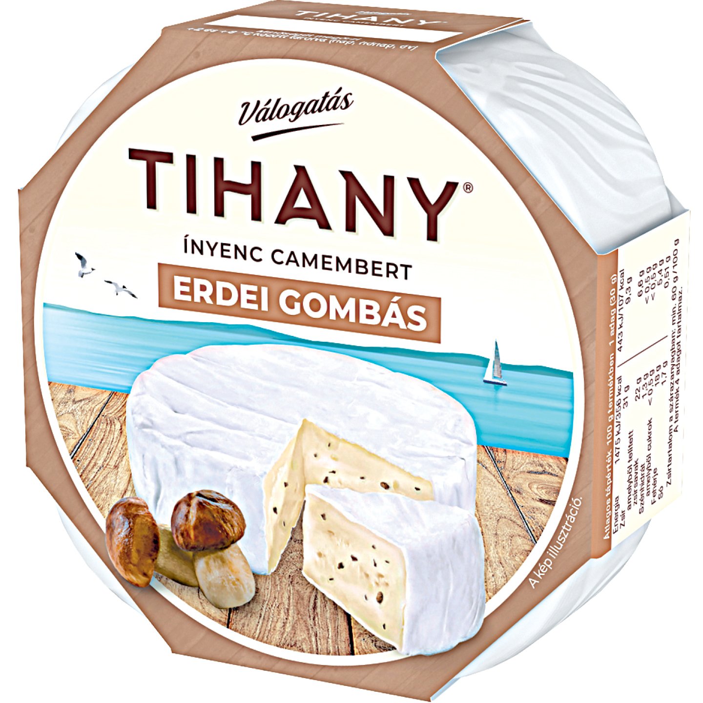Tihany Ínyenc Camembert
