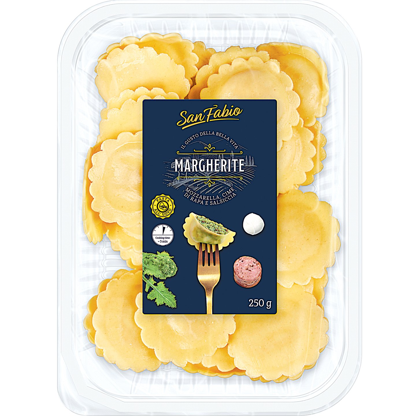 San Fabio Margherite Töltött Tészta