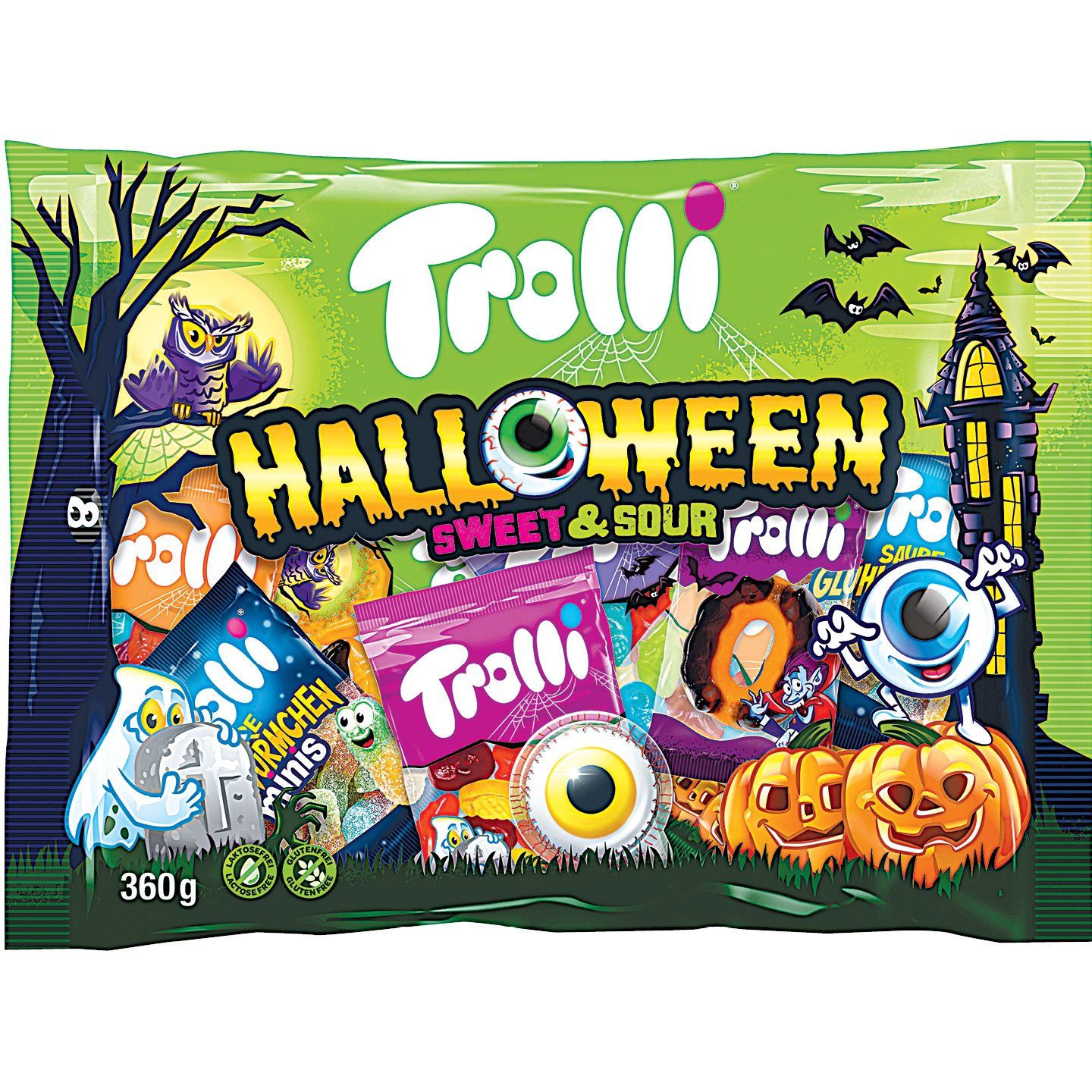 Halloween édes Savanyú Gumicukor