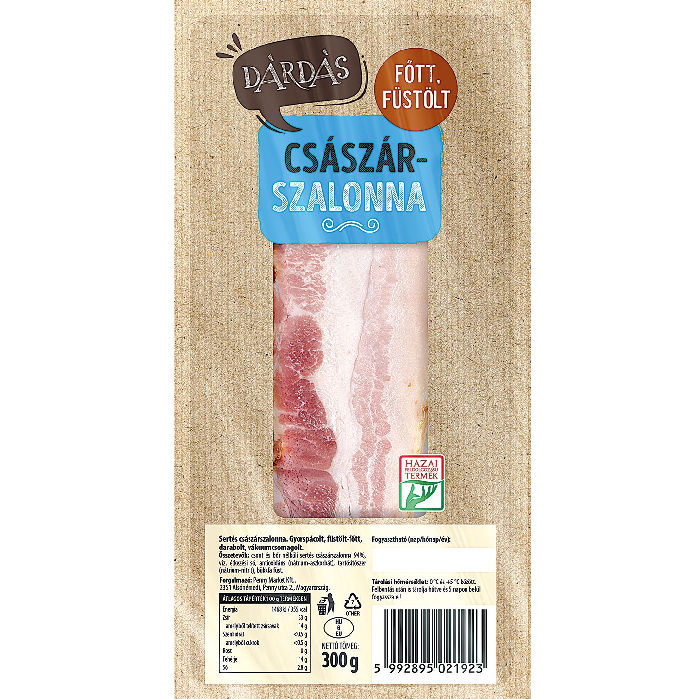 Dárdás Császárszalonna