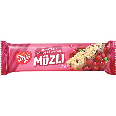 ***TRIJÓ MEGGYES MÜZLI SZELET 30G termékképe