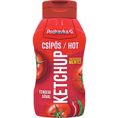 PODRAVKA KETCHUP CSÍPŐS 500G termékképe