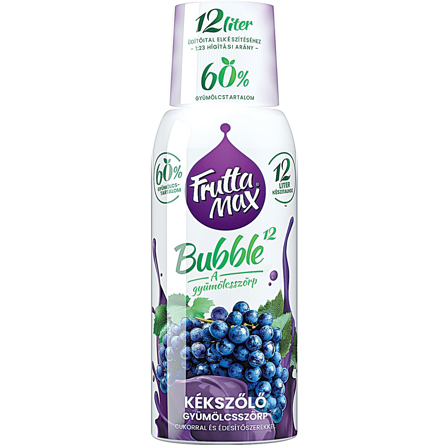 Frutta Max Kékszőlő ízű Szörp +50 Ft Betétdíj