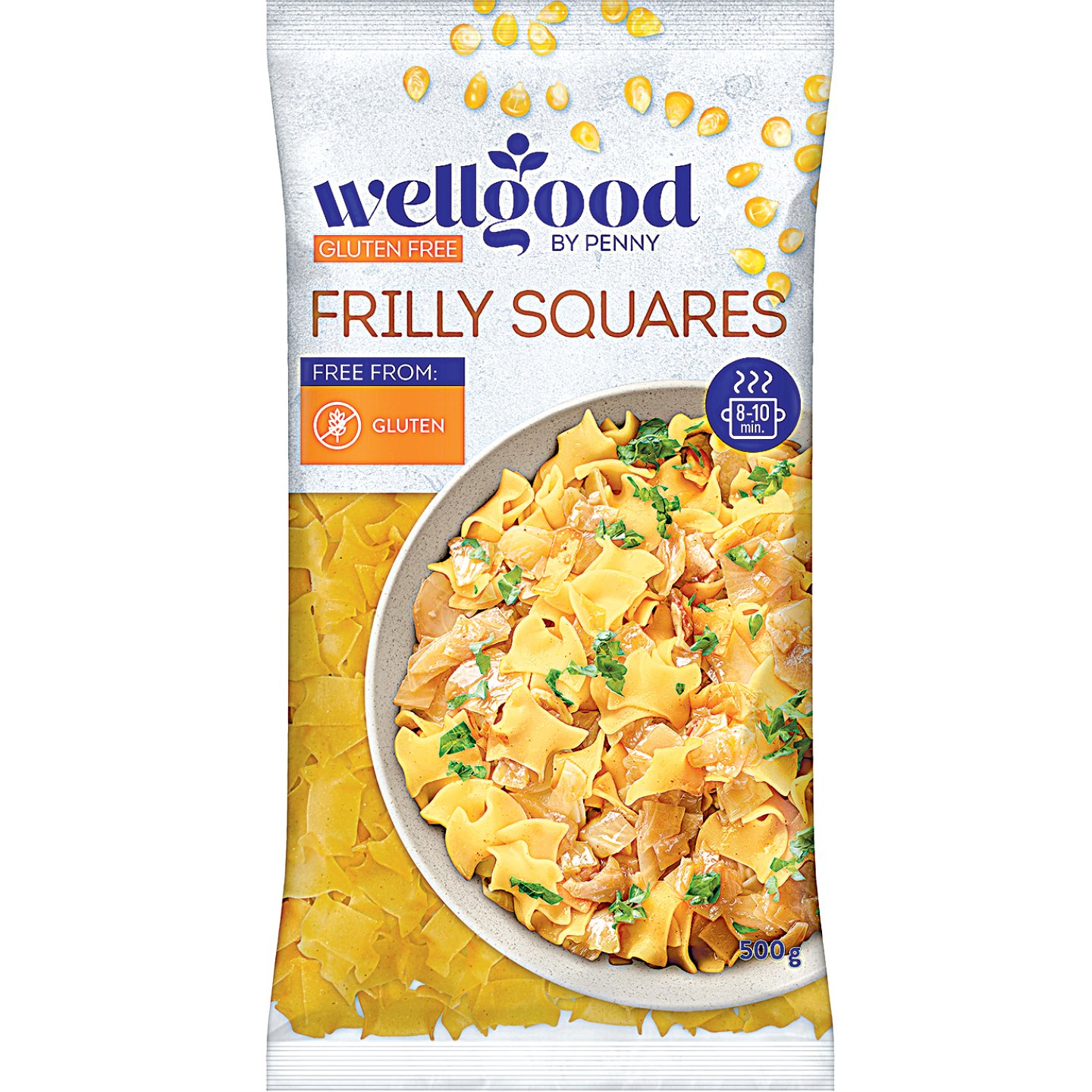 Wellgood Fodros Nagykocka Gluténmentes Tészta