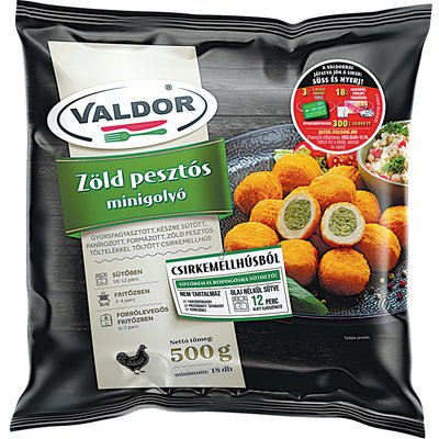 VALDOR MINIGOLYÓ PESTOVAL termékképe