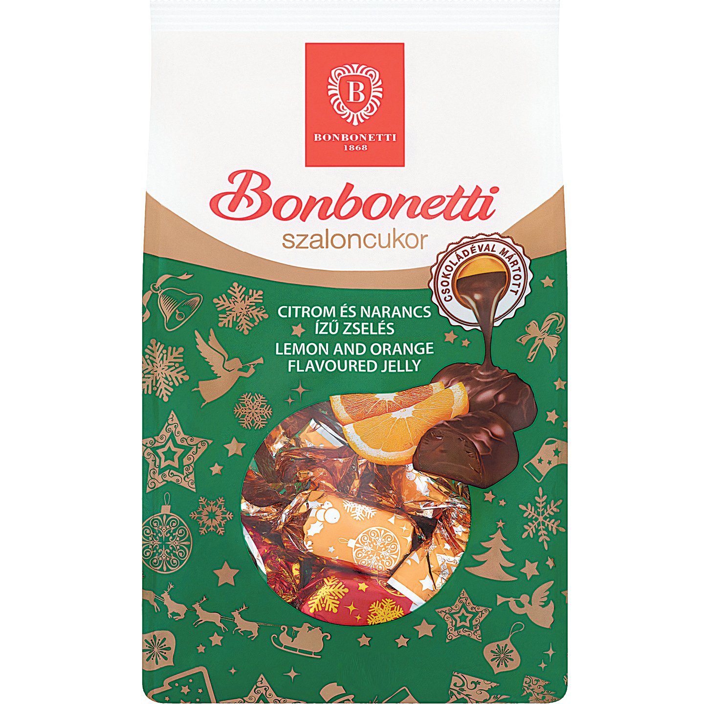 Bonbonetti Citrom-narancs Ízű Szaloncukor