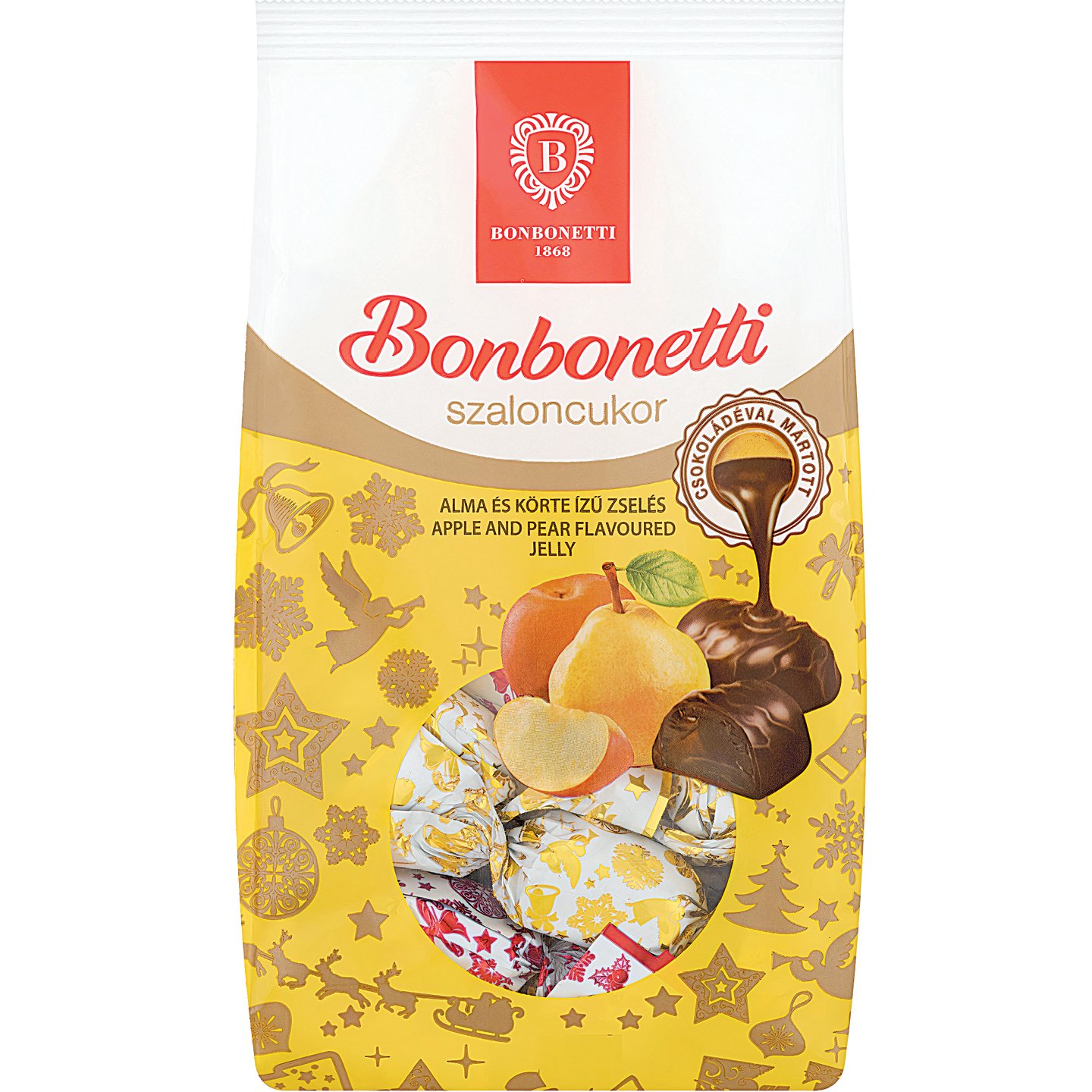Bonbonetti Alma-körte Ízű Szaloncukor
