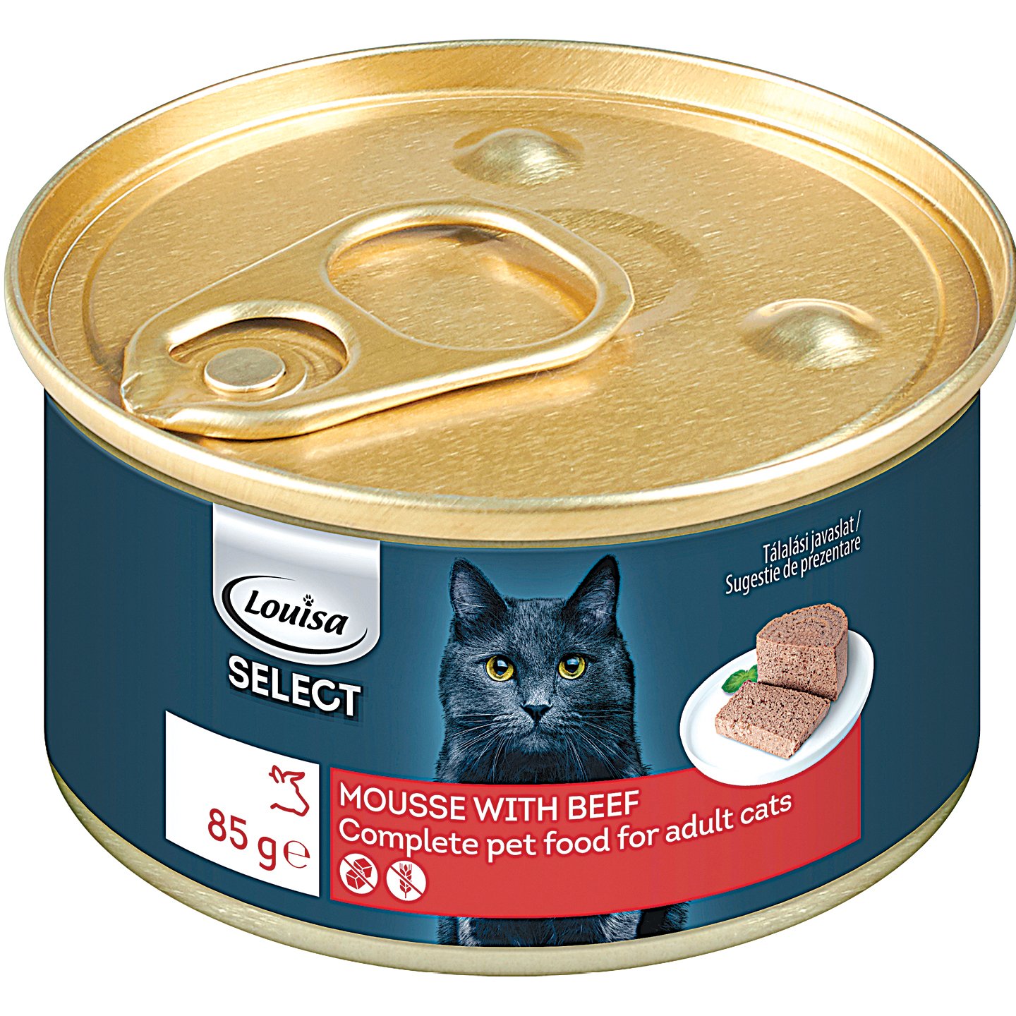 Louisa Sel.gourm.mousse 85g 4féle