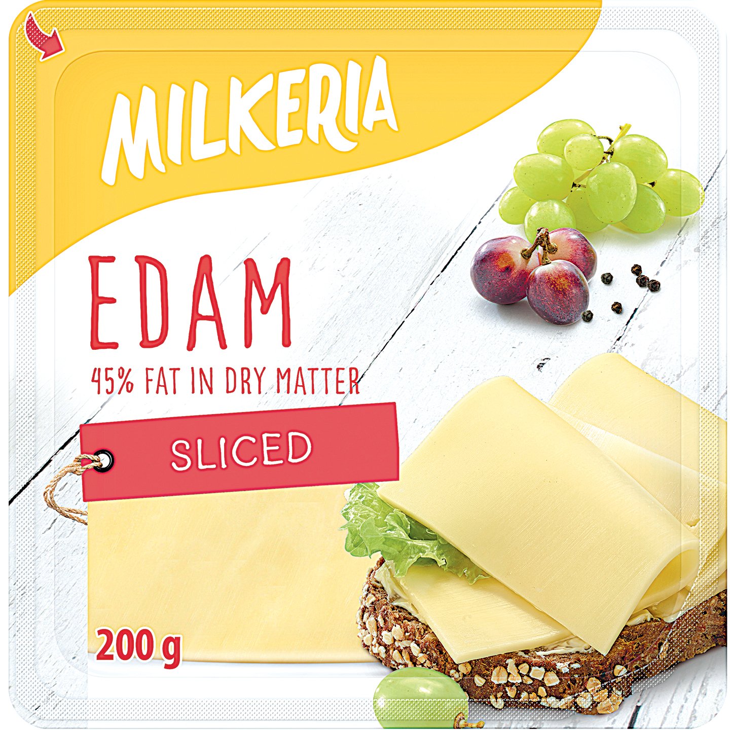 Milkeria Edami Szeletelt Sajt 200g