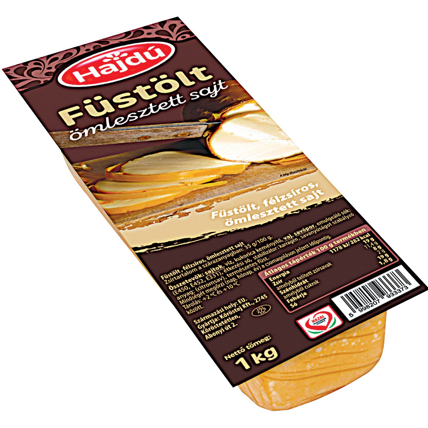 Hajdú Füstölt ömlesztett Sajt 1kg