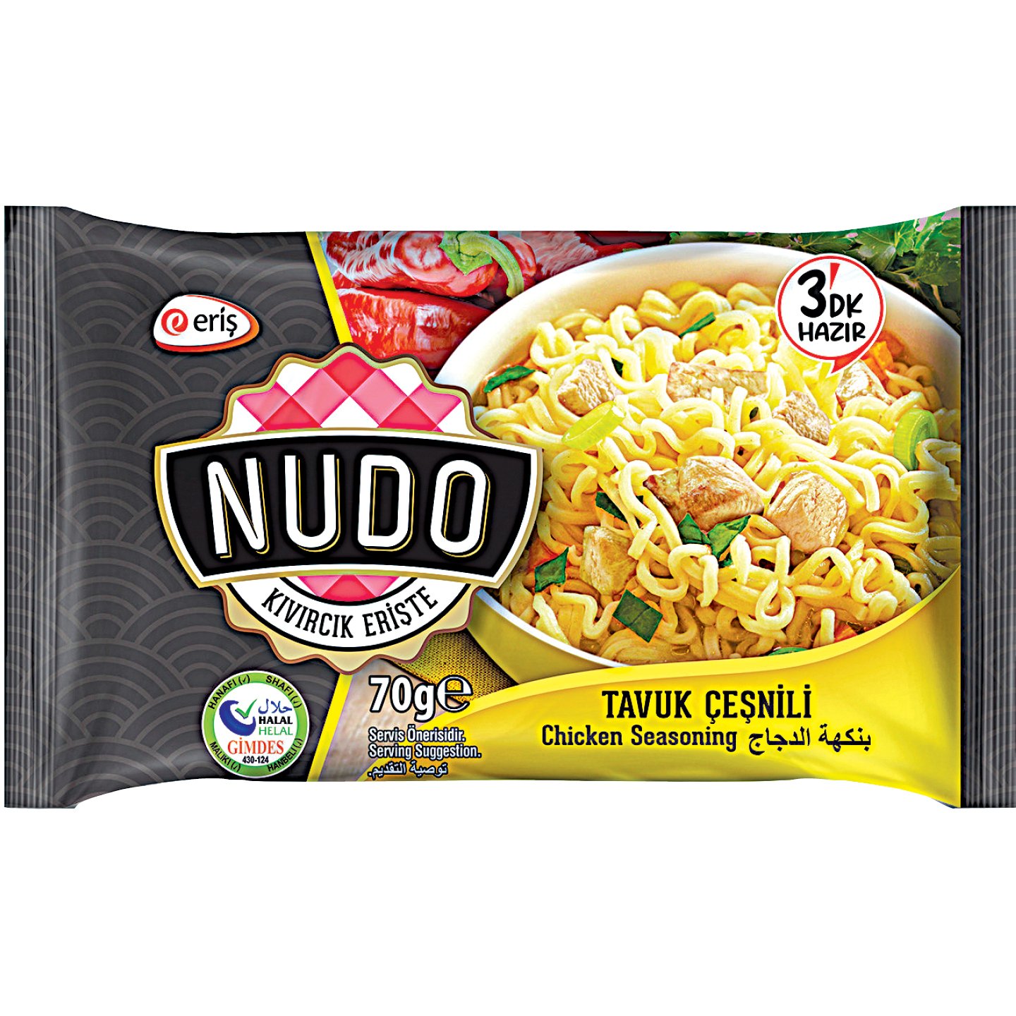 Nudo Instant Csirkehús ízű Tészta