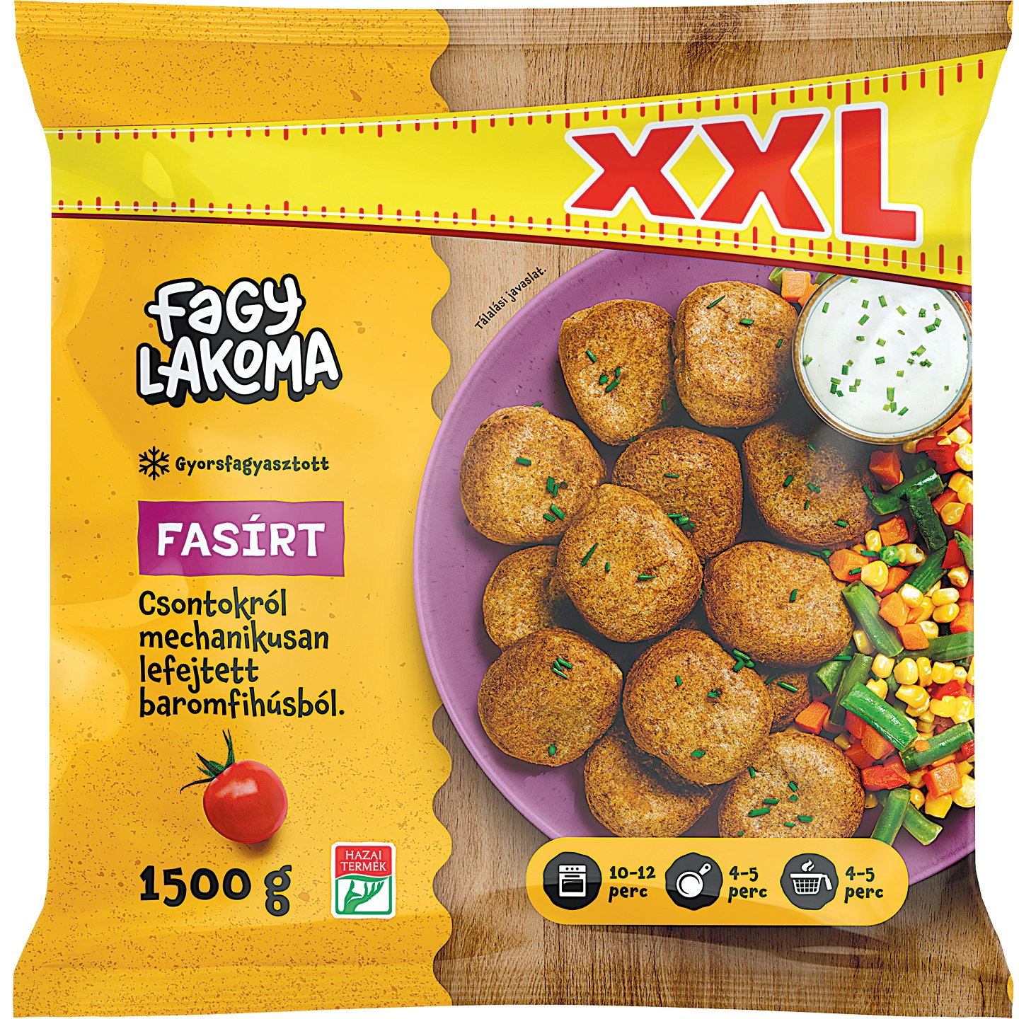 Fagylakoma Natúr Baromfi Fasírt Xxl