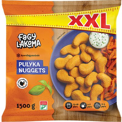 FAGYLAKOMA PULYKA NUGGETS XXL termékképe