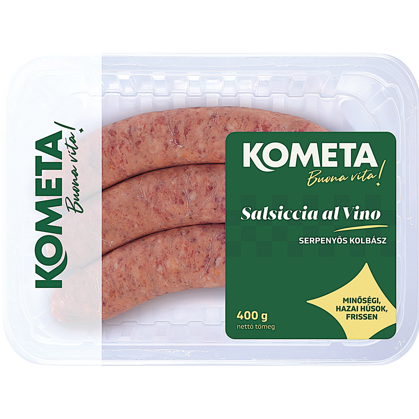 Kometa édes-boros Serpenyős Kolbász