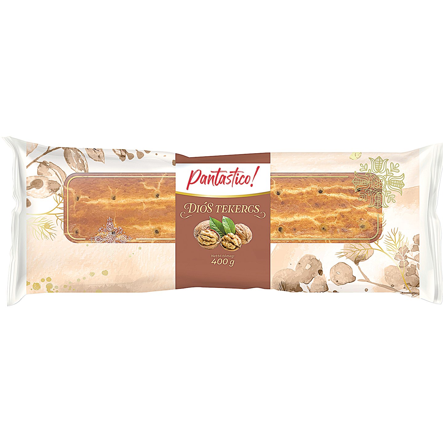Pantastico Diós Tekercs 400g