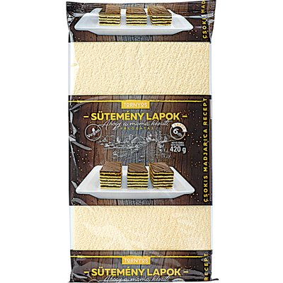 TORNYOS HATLAPOS SÜTEMÉNYLAP 420G termékképe