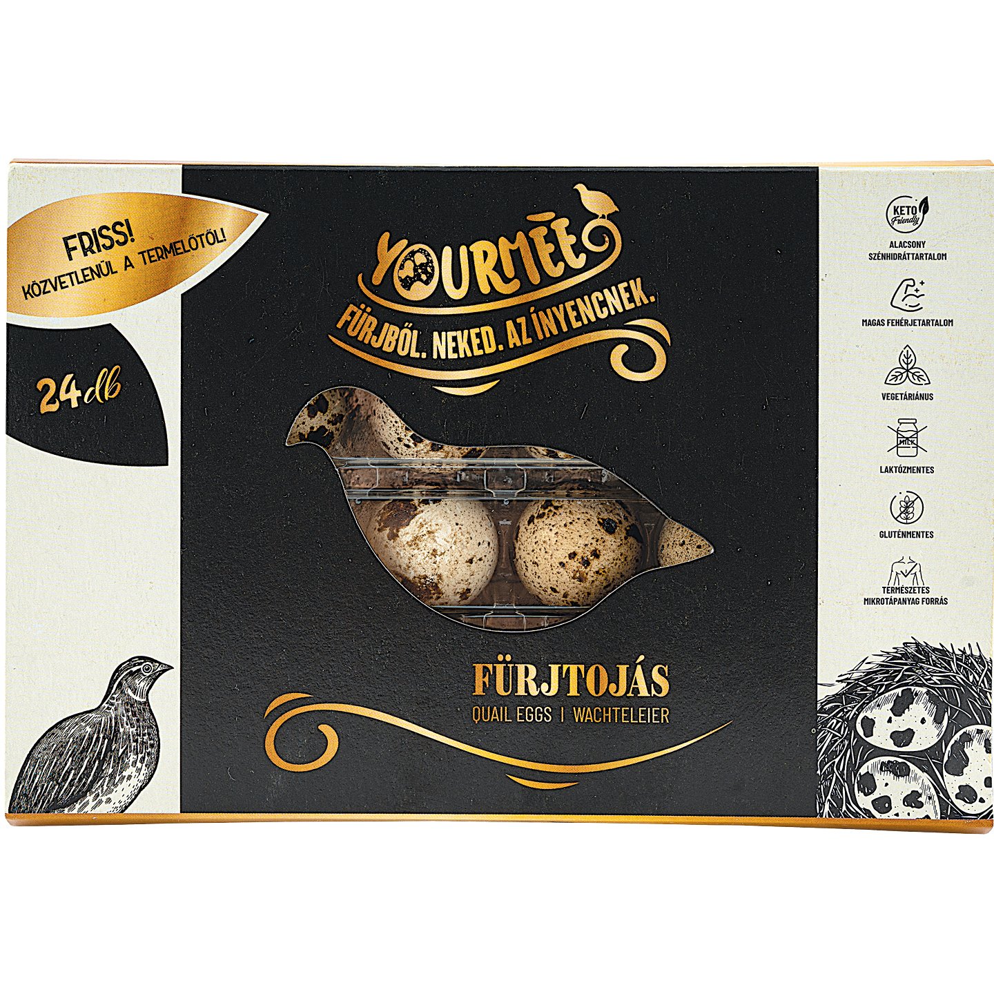 Yourméé Fürjtojás 24db