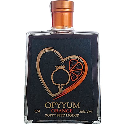 OPYYUM MÁK LIKŐR NARANCS 30% 0,5L termékképe