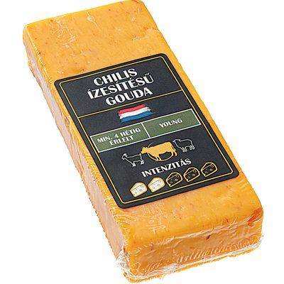GOUDA SAJT CHILIS ÍZESÍTÉSŰ 100G termékképe