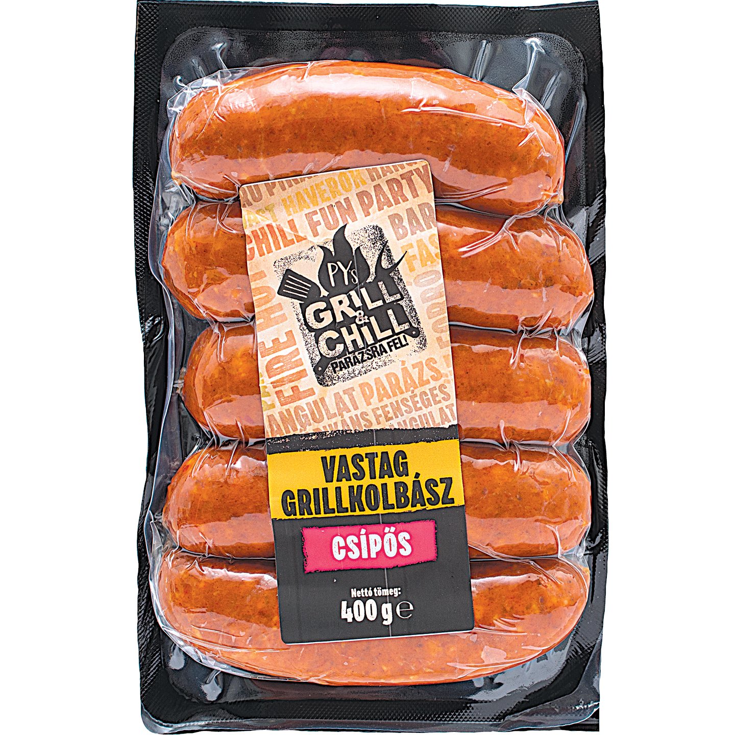 Vastag Csípős Grillkolbász