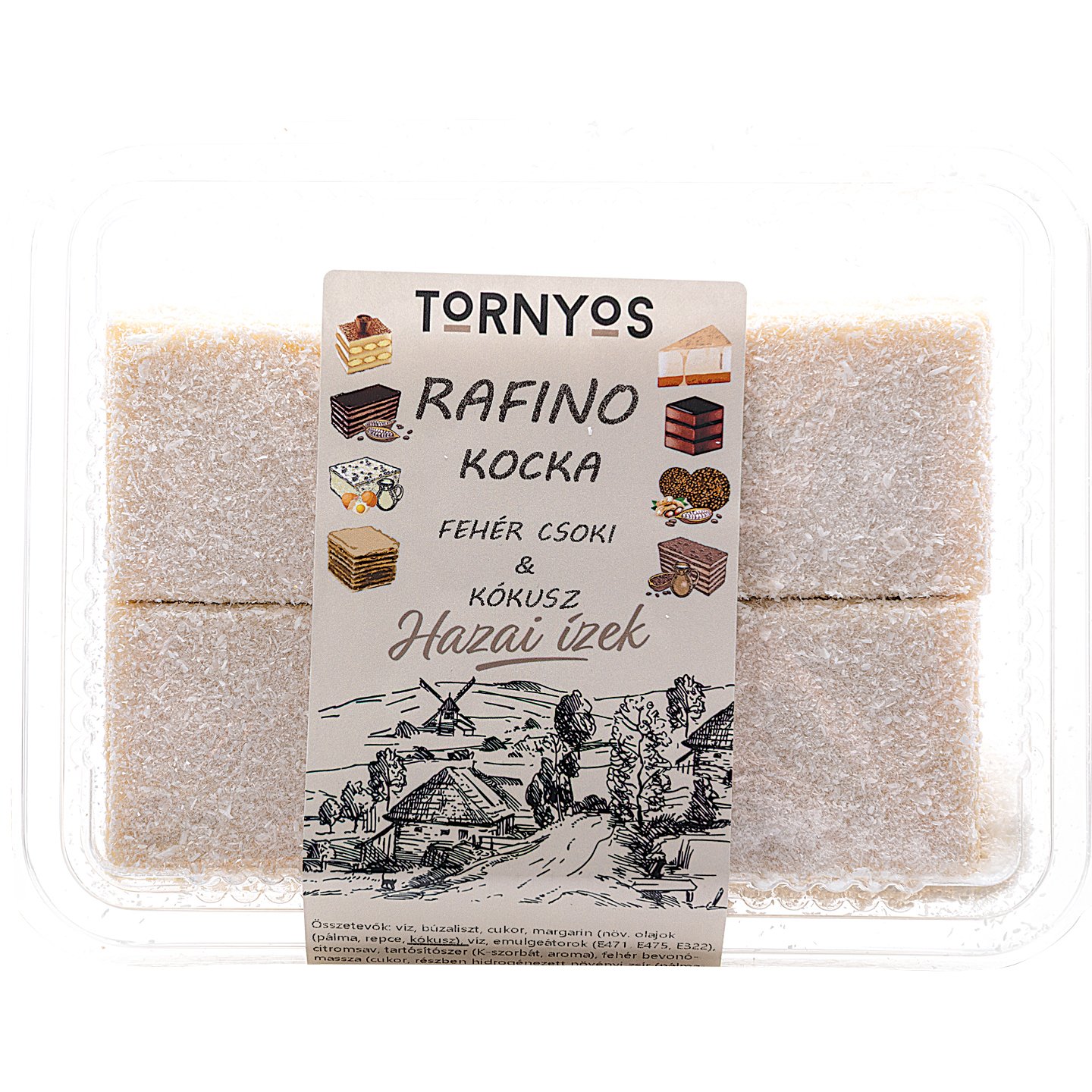Tornyos Rafino Kocka 260g