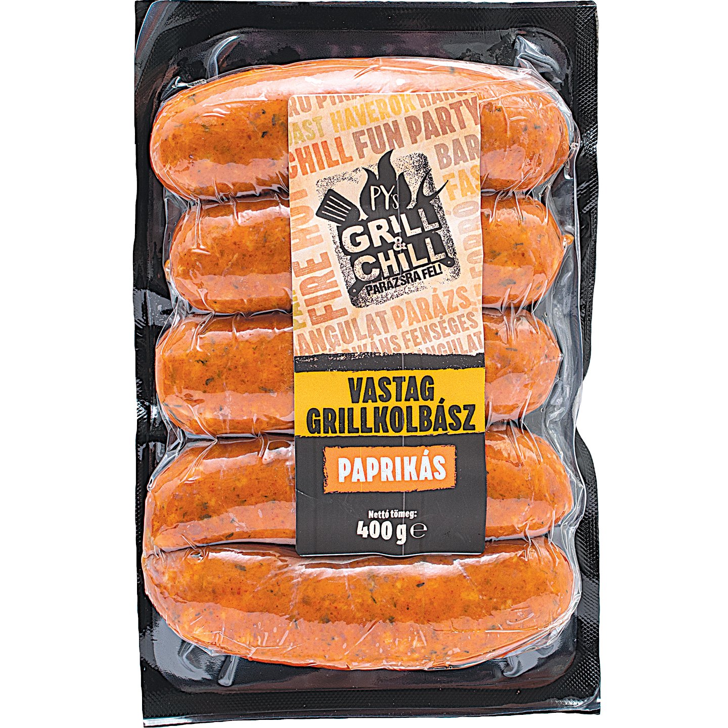 Vastag Paprikás Grillkolbász