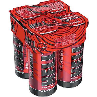 HELL CLASSIC 4X0,25L MULTIPACK DRS termékképe
