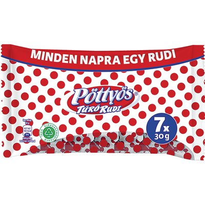 PÖTTYÖS TÚRÓ RUDI MULTIPACK NATÚR ÉTBEVONÓVAL termékképe