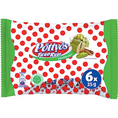 PÖTTYÖS ÓRIÁS TÚRÓ RUDI MULTIPACK PISZTÁCIÁS termékképe