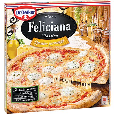 DR. OETKER FELICIANA NÉGYSAJTOS PIZZA termékképe