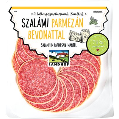 Image of LANDHOF SZALÁMI PARMEZÁN BEVONATTAL
