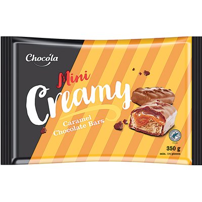 CHOCOLA KEKSZ KARAMELL MINISZELET 2 F termékképe