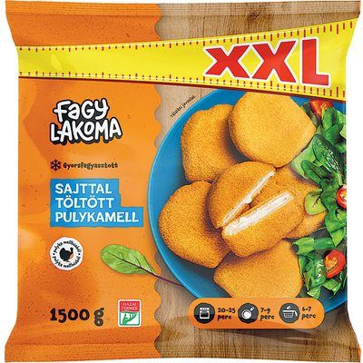 FAGYLAKOMA SAJTTAL TÖLTÖTT PULYKAMELL XXL termékképe