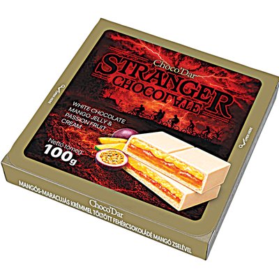 CHOCODAR MANGÓ-MARACUJA ÍZŰ FEHÉRCSOKOLÁDÉ termékképe