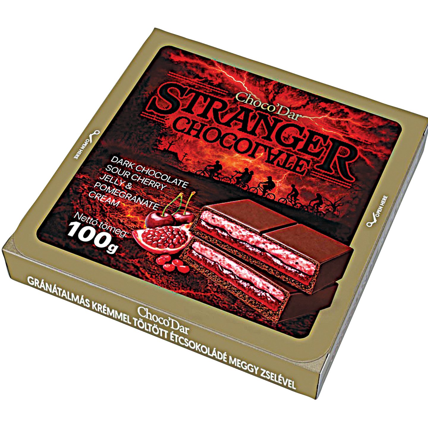 Chocodar Meggy-gránátalma ízű étcsokoládé