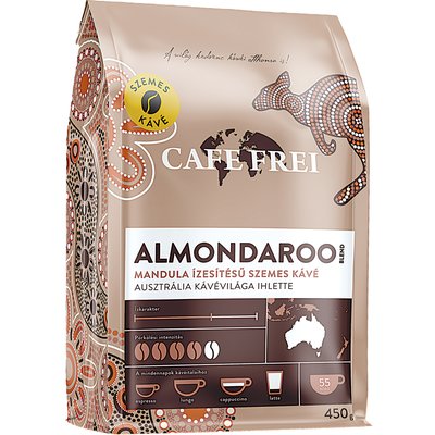 CAFE FREI ALMONDAROO MANDULA SZEMES KÁVÉ termékképe