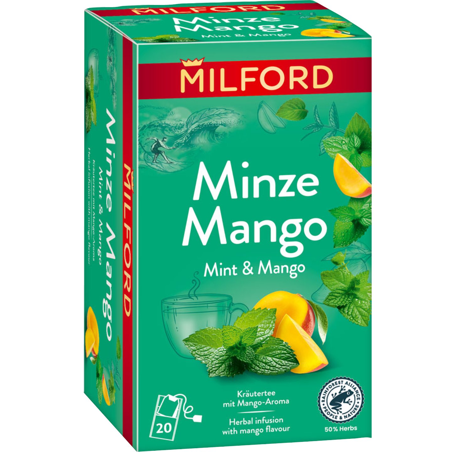 Milford Borsmenta-mangó ízű Tea