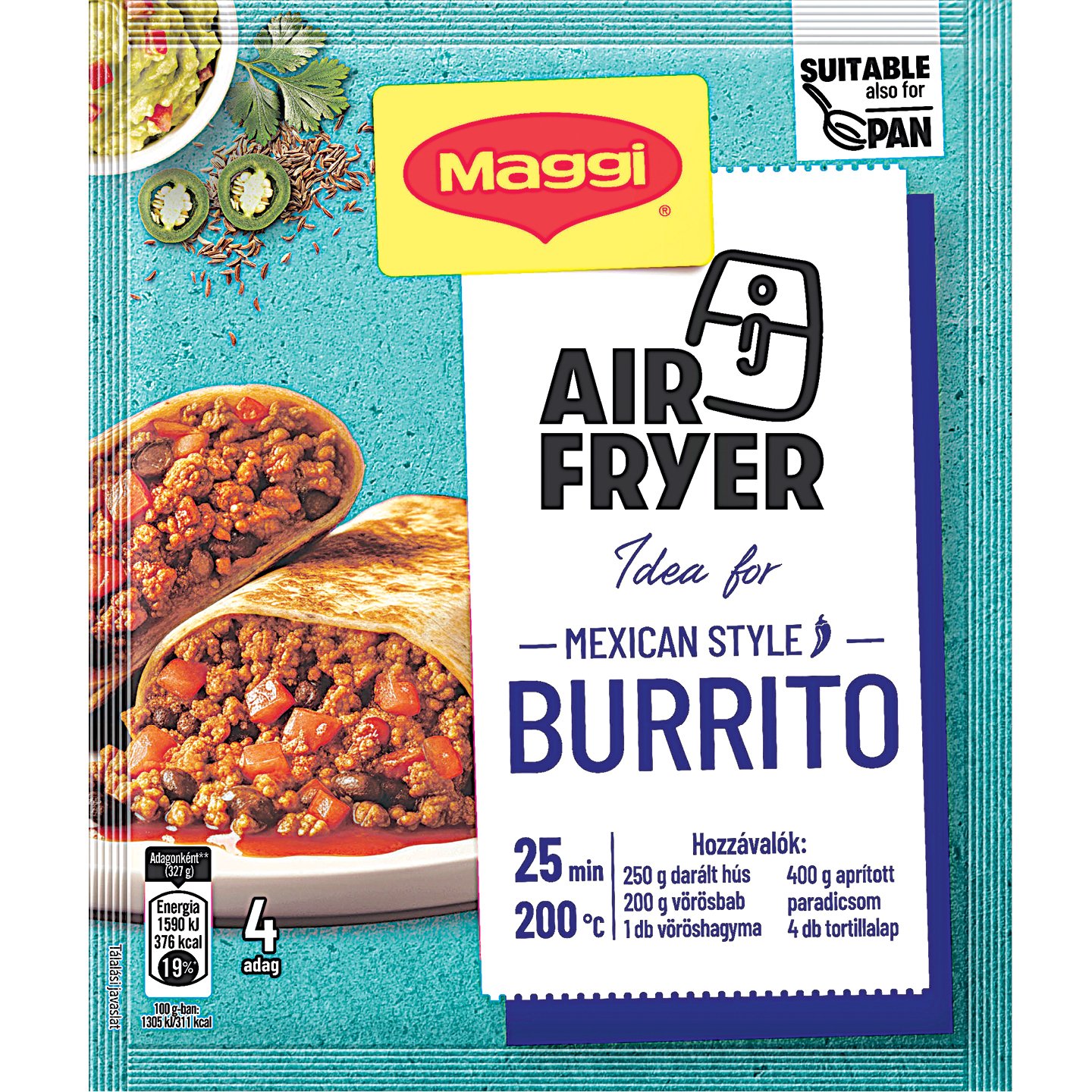 Maggi Burrito Texmex Alap