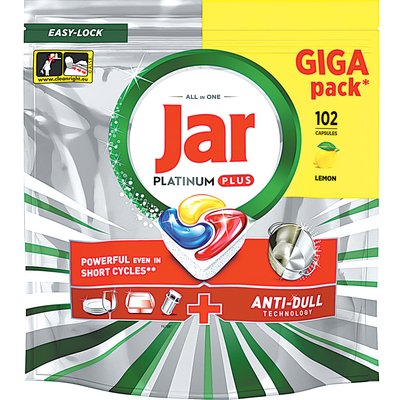 JAR PLATINUM PLUS LEMON ALL IN1 MOSOGATÓGÉP KAPSZULA termékképe