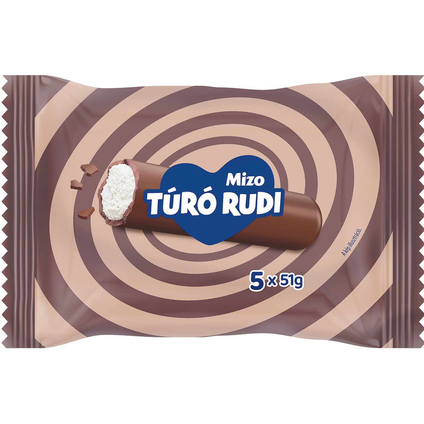 Mizo Túró Rudi Natúr étcsokoládé Multipack