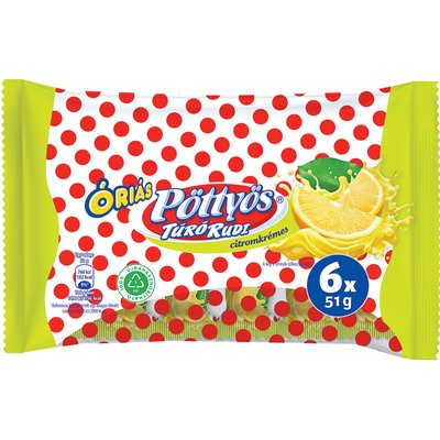 PÖTTYÖS TÚRÓ RUDI CITROMKRÉMES MULTIPACK termékképe