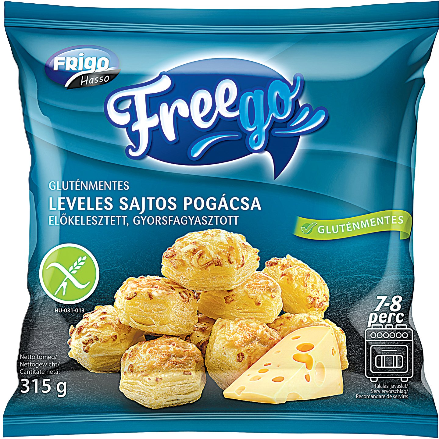 Freego Gluténmentes Leveles Sajtos Pogácsa