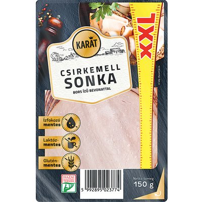 KARÁT CSIRKEMELL SONKA XXL BORS ÍZŰ BEVONATTAL termékképe