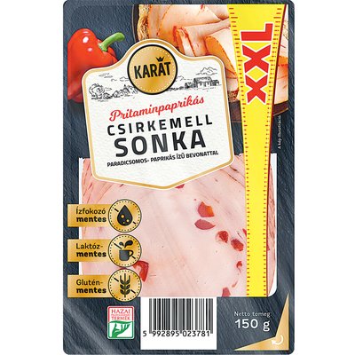 KARÁT CSIRKEMELL SONKA XXL PRITAMIN PAPRIKÁS termékképe