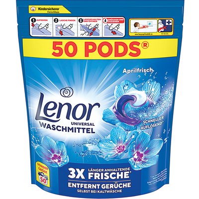 LENOR GÉLKAPSZ.APRIL FRESH 50DB termékképe