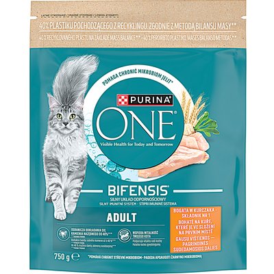 PURINA ONE CSIRKÉS SZÁRAZ MACSKAELEDEL termékképe