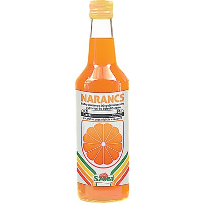 SZOBI RETRO NARANCS SZÖRP 0,5L DRS termékképe