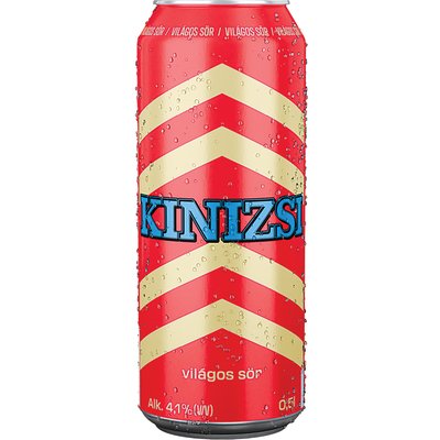 KINIZSI SÖR 4,1% 0,5L DRS termékképe