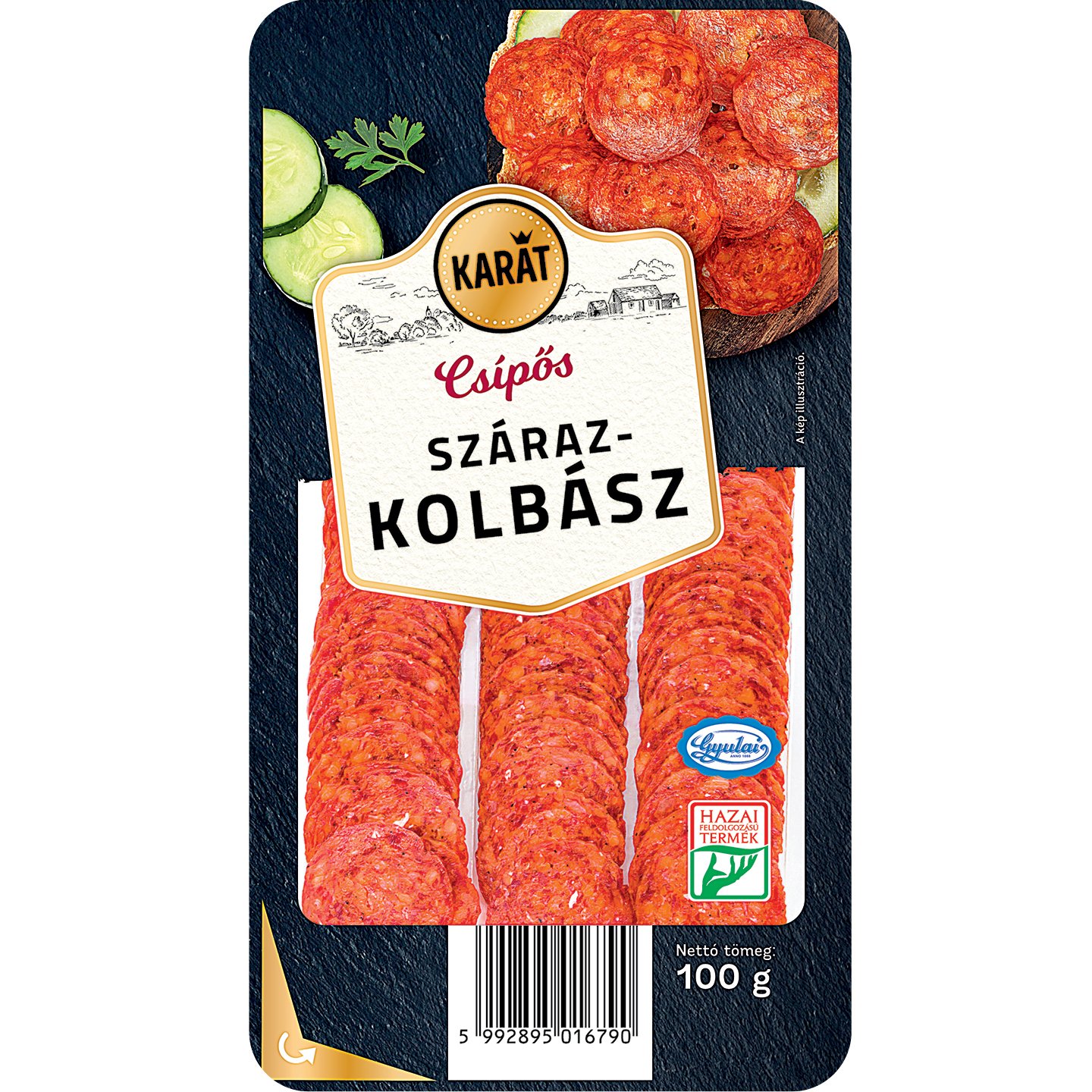 Karát Csípős Szárazkolbász